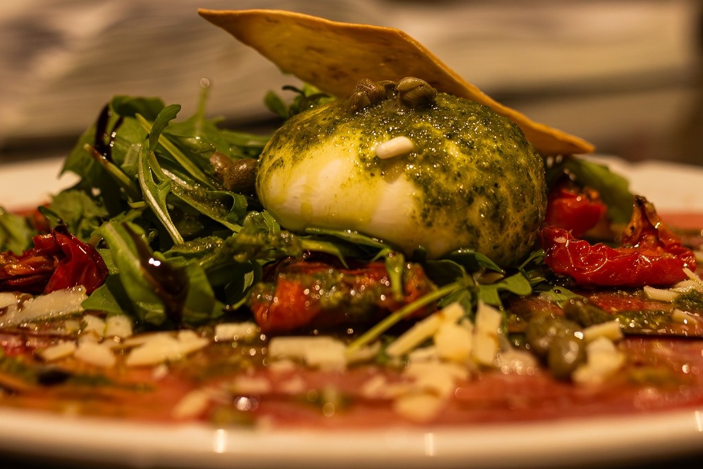 La carte de entrées - plats froids